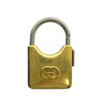 グッチ GUCCI キーホルダー チャーム ストラップ ロゴ ゴールド色 ■GY18 /MQ ■OH