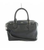 コーチ COACH 2WAY ショルダーバッグ ハンドバッグ クロスグレインレザー 紺 ネイビー F36624 /MI ■GY18
