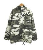 シュプリーム SUPREME Slayer スレイヤー Eagle M-65 ミリタリージャケット SnowCamo スノーカモ 上着 S 白 ホワイト グレー 黒 ブラック 迷彩柄 スタンドカラー 長袖 アウター 051305 /YU ■GY18