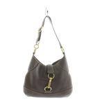 コーチ COACH ミディアムホーボー ショルダーバッグ レザー 茶 ブラウン F10209 /AN ■GY18