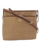 コーチ COACH エクスプローデッド レップス ファイル バッグ ショルダーバッグ 総柄 ベージュ F29672 /TK ■GY11