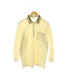 ダンヒル dunhill スポーツ sport ポロシャツ 長袖 ロゴ L アイボリー マルチカラー /ES ■GY13