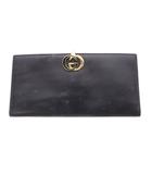 グッチ GUCCI 長財布 小銭入れなし 黒 ブラック 035・001・0285 /SR ■GY11 ■OH