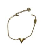ルイヴィトン LOUIS VUITTON ブレスレット アクセサリー バングル ロゴ ゴールド色 ■GY11 /MQ ■OH