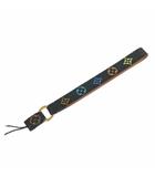 ルイヴィトン LOUIS VUITTON モノグラム マルチカラー ドラゴンヌ テレフォン 携帯ストラップ PVC レザー 総柄 黒 ブラック M92598 /XZ ■GY18