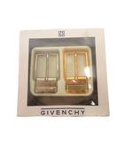 ジバンシィ GIVENCHY 未開封品 バックル 2点セット シルバーカラー ゴールドカラー ベルト付き /FF