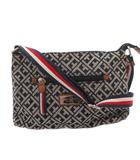 トミーヒルフィガー TOMMY HILFIGER ショルダーバッグ 斜め掛け クロスボディ 総柄 紺 ネイビー /FF ■GY18