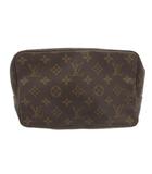 ルイヴィトン LOUIS VUITTON モノグラム クラッチバッグ セカンド レザー PVC 総柄 茶 ブラウン /FF  ■GY18