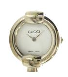 グッチ GUCCI ジャンク品 1500 腕時計 ウォッチ クォーツ 白文字盤 ロゴ シルバー色 ■GY11 /MQ ■OH