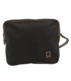 ダンヒル dunhill クラッチバッグ セカンド ロゴ ナイロン レザー 黒 ブラック /FF ■GY18