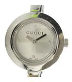 グッチ GUCCI ジャンク品 105 腕時計 バングルウォッチ クォーツ シルバー色 ■GY18 /MQ ■OH