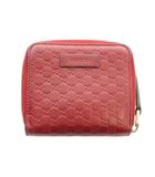 グッチ GUCCI 449395 534563 二つ折り財布 ウォレット レザー ロゴ 赤 レッド ■GY18 /MQ ■OH