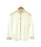 グッチ GUCCI シャツ ブラウス 長袖 M ホワイト /ES ■GY18