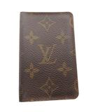 ルイヴィトン LOUIS VUITTON モノグラム カードケース 名刺入れ PVCレザー 茶 ブラウン /FF ■GY11