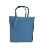 コーチ COACH ミニ カシン トートバッグ ショルダー 2WAY グラブタンレザー 水色 ライトブルー C4828 /XZ ■GY18