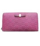 グッチ GUCCI GG柄 長財布 小銭入れあり レザー ピンク 388680 /SR ■GY11 ■OH