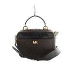 マイケルコース MICHAEL KORS 2WAY ショルダーバッグ ハンドバッグ 総柄 MKシグネチャー 茶 ブラウン 黒 ブラック 32H8GF5C5B /MI ■GY18