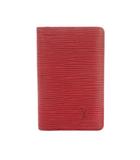 ルイヴィトン LOUIS VUITTON エピ 名刺入れ カードケース レザー LVロゴ 赤 レッド /MI ■OH ■GY18