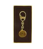 グッチ GUCCI キーホルダー キーリング バッグチャーム インターロッキングG ロゴ ゴールド色 茶色 ブラウン /XZ ■GY18