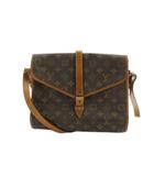 ルイヴィトン LOUIS VUITTON 230 ヴィンテージ ポルタブル セルヴェット 三つ折りショルダーバッグ 斜めがけ ロゴ モノグラム レザー 茶 ブラウン ■GY18 /MQ ■OH