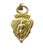 グッチ GUCCI キーホルダー チャーム ストラップ ロゴ 騎士モチーフ チェーン社外製 ゴールド色 ■GY18 /MQ ■OH