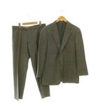 アルマーニ コレツィオーニ ARMANI COLLEZIONI シングルスーツ ジャケット テーラード パンツ ウール 50 グレー /NR ■GY18