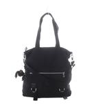キプリング KIPLING ショルダーバッグ ハンドバッグ 2way 黒 ブラック キーホルダー付き ゴリラ ナイロン /RI ■OS ■G
