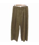 ギャルリーヴィー GALERIE VIE トゥモローランド ワイドパンツ コーデュロイ 1タック シンチバック 36 茶 キャメル 23-04-74-04202 /FT ■GY39