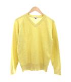  エレメントオブシンプルライフ element of SIMPLE LIFE 美品 ニット セーター Vネック 長袖 M 黄 イエロー /AE