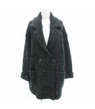 トラッゾドンナ Torrazzo Donna ニットチェスターコート ダブル ミドル ダークグレー /GV