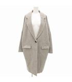 ケイビーエフ KBF アーバンリサーチ チェスターコート ロング丈 ワイド F グレー /TZ