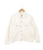 フリークスストア FREAKS STORE × 44TT デニムジャケット Gジャン ジージャン コットン S 白 ホワイト /MN9