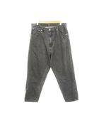 フリークスストア FREAKS STORE デニムパンツ ジーンズ ワイド テーパード ヴィンテージ加工 L グレー FEF17-06 /AH9