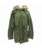 マークストア MARK STORE モッズコート ロング ボアインナー付 M カーキ /GV