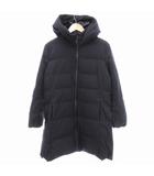 ユニクロ UNIQLO シームレスダウンショートコート ジャケット フード XL 紺 ネイビー 212-400727 /JS