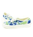 バンズ VANS Authentic 44 D スニーカー キャンバス レースアップ タイダイ 27.0cm 青 ブルー 緑 グリーン VN0A5KX4AVY /CK4 ■GY03