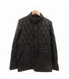 ダウンコート ジャケット キルティング 切替 2 M 黒 ブラック /FT