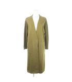 ピーエスポールスミス PS Paul Smith ロングカーディガン Vネック 長袖 ニット切り替え M 緑 カーキ /AH18 ■GY12