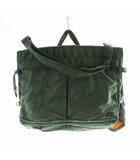 ポーター PORTER 吉田カバン タンカー TANKER 2WAY GARMENT BAG ガーメント ケース ショルダー 斜めがけ ロゴ ポーチ付き カーキ 緑 グリーン 622-08328 ■GY37 /MQ