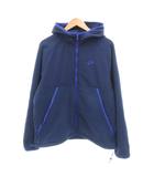 ナイキ NIKE フリースパーカー ジャケット ロゴ刺繍 L 青 ブルー /JS