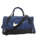 ナイキ NIKE ブラジリア ダッフルバッグ ボストン ショルダー 斜め掛け 紺 ネイビー 黒 ブラック 総柄 2WAY /GV