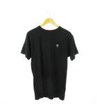 エムシーエム MCM Legere Tシャツ カットソー クルーネック 丸首 半袖 ロゴ刺繍 コットン LL 黒 ブラック /CK5