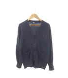 ポロ バイ ラルフローレン Polo by Ralph Lauren カーディガン ニット Vネック 長袖 コットン ロゴ刺繍 ボーイズ 男の子 150 紺 ネイビー /MN1
