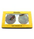 ディズニー Disney 劇団四季 ライオンキング グラスオーナメント 2点セット ステンドグラス シンバ ティモン プンバ ザズー キャラクター 黄 イエロー /MP