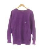 チャンピオン CHAMPION 90’s リバースウィーブ スウェット トレーナー ワンポイント ロゴ USA製 裏起毛 XL 紫 パープル /MP ■GY12