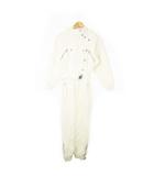 ミズノ MIZUNO IMPULSE スキーウェア オールインワン つなぎ 中綿 フード付き ベルト ウインタースポーツ 9-2 白 ホワイト /AO2