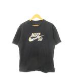 ナイキ エスビー NIKE SB 半袖Tシャツ クルーネック パラダイス スウォッシュ ロゴ プリント コットン スケボー M 黒 ブラック DD8906-010 /AH18