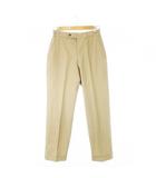 ブルックスブラザーズ BROOKS BROTHERS チノパン コットンパンツ ノータック ストレート ダブル仕立て ベージュ /CK3 ■GY99