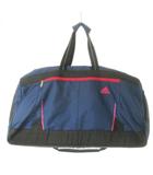 アディダス adidas ボストンバッグ 2way ショルダーバッグ ロゴ 刺繍 スポーツ 紺 ネイビー /MN2 ■GY99