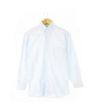 ブルックスブラザーズ BROOKS BROTHERS ワイシャツ Yシャツ ボタンダウン 長袖 ポケット スーピマ綿 14.5-31 L 青 ブルー /CK4 ■GY99